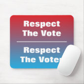票と投票者を尊重する マウスパッド (マウス)