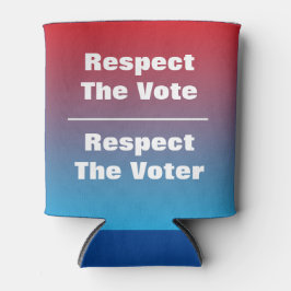 票と投票者を尊重する 缶クーラー