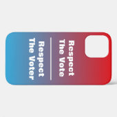 票と投票者を尊重する Case-Mate iPhoneケース (裏面 (横))