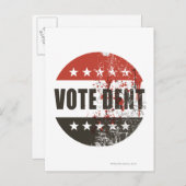 票のへこみステッカー ポストカード (正面/裏面)