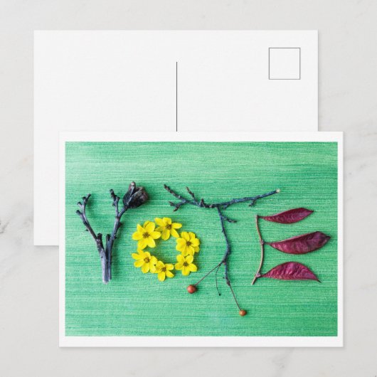 票を出せ!はがき ポストカード (正面/裏面)