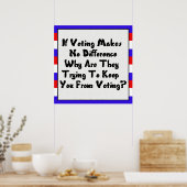 票を取り出す ポスター (キッチン)