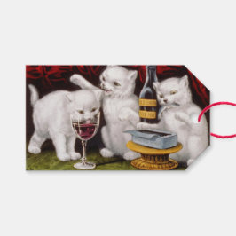 祭りすてきで3匹の子猫 ギフトタグ