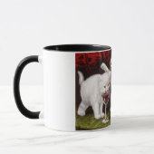 祭りすてきで3匹の子猫 マグカップ (左)