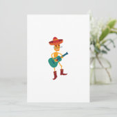 祭りのスケルトンギタープレーヤー 招待状 (スタンド正面)