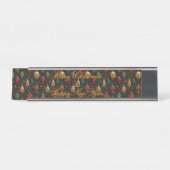 祭りのダマスク デスクネームプレート (正面)