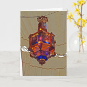 祭りの光 カード (黄色い花)