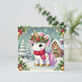 祭りの冬の別荘にいるユニコーン シーズンカード (スタンド正面)