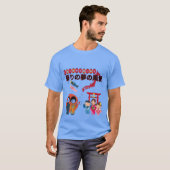 祭りの夢景 カロライナブルー Tシャツ (正面フル)