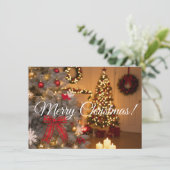 祭りの松の木に花輪を飾ったもの シーズンカード (スタンド正面)