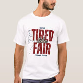 祭りウィークは疲れる Tシャツ クルー ネック ギフト (正面)