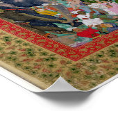 祭り大事な行事 ポスター (角)