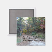 祭り5:25もし我々は霊の中に住んでいる… マグネット (正面/裏面)