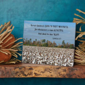 祭り6:7神は嘲笑されない。 フォトプラーク (側面)