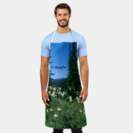 祭司の風景パーソナライズされた エプロン