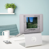 祭司の風景パーソナライズされた シール (デスク上のノートパソコン)