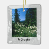 祭司の風景パーソナライズされた セラミックオーナメント (左)