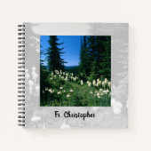 祭司の風景パーソナライズされた ノートブック (正面)