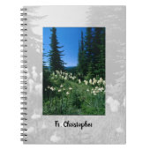 祭司の風景パーソナライズされた ノートブック (正面)