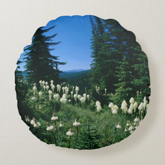 祭司の風景パーソナライズされた ラウンドクッション (正面)