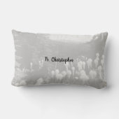 祭司の風景パーソナライズされた ランバークッション (裏面)