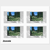 祭司の風景パーソナライズされた 長方形シール (シート)