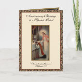 祭司記念日の叙勲祭壇イエスの詩 カード (正面)