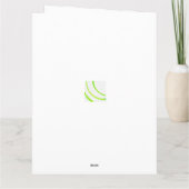 祭司長イエス・キリストがグリーティングカードを折った カード (裏面)