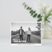 祭壇で会う日付はがきを保存 ポストカード (スタンド正面)