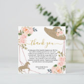 祭壇に向かってる！ブライダルシャワー サンキューカード (スタンド正面)