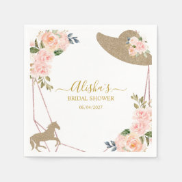 祭壇に向かってる！ブライダルシャワー スタンダードカクテルナプキン