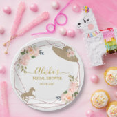 祭壇に向かってる！ブライダルシャワー ペーパープレート (パーティー)