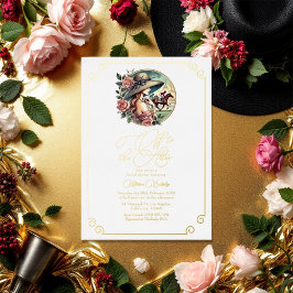 「祭壇に向かって」ダービーインスパイアブライダルシャワー 箔招待状