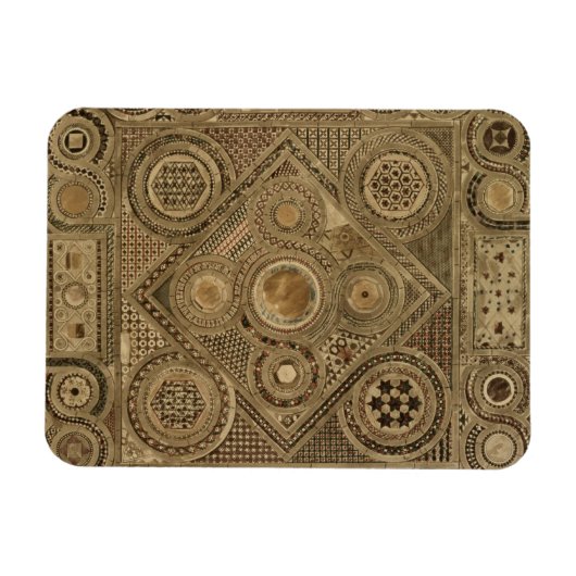 祭壇の前のモザイク舗装、プレートA '我々 マグネット (横)