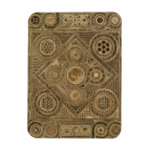 祭壇の前のモザイク舗装、プレートA '我々 マグネット (縦)