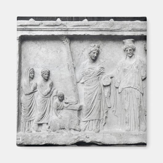 祭壇の前の男女 マグネット (正面)