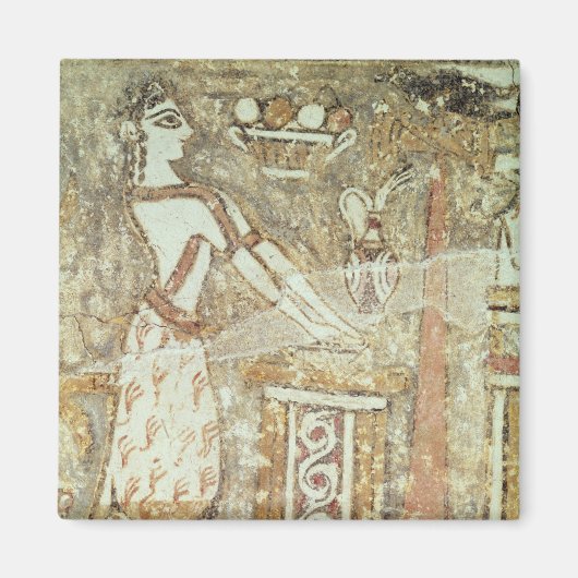祭壇の女司祭、詳細 マグネット (正面)