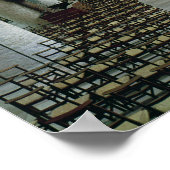 祭壇の方を見るナベの景色 ポスター (角)