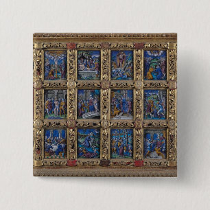 祭壇の背後の飾り 缶バッジ