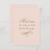 祭壇の赤面とアンティーク金ゴールドで会う (正面/裏面)