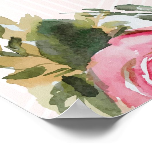 祭壇ケンタッキーダービーブライダルシャワー標識へ ポスター (角)