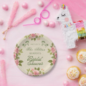 祭壇ダービーフローラブライダルシャワーへ ペーパープレート (パーティー)