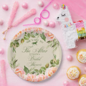 祭壇ダービーフローラブライダルシャワーへ ペーパープレート (パーティー)