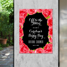 祭壇ダービーブライダルシャワーへようこそ ポスター