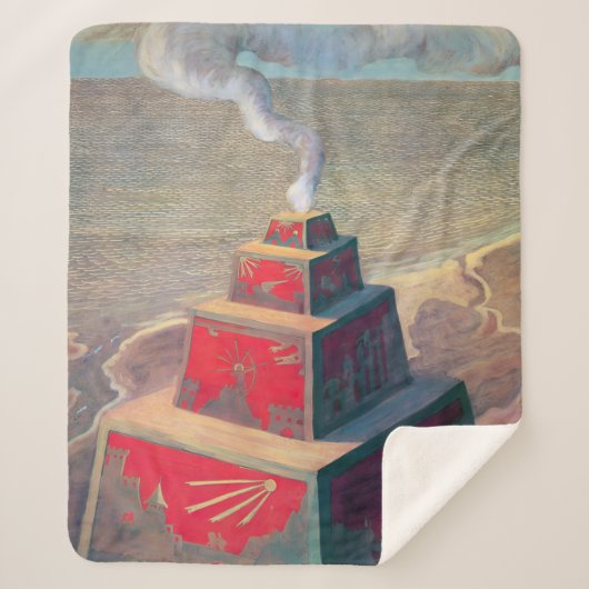 祭壇 | Mikalojus Ciurlionis | シェルパブランケット (正面)