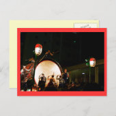 祭日本の太鼓 ポストカード (正面/裏面)