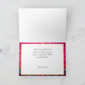 祭白熱［赤熱］光を放つり：ディワリお祝い シーズンカード (内部)