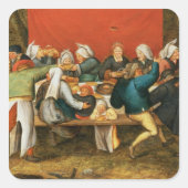 祭結婚り スクエアシール (正面)