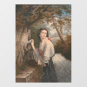 禁じられた恋の少女の秘密の手紙 ウィンドウサイン (シート)