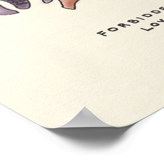 禁じられた愛 ポスター (角)